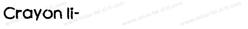 Crayon li字体转换